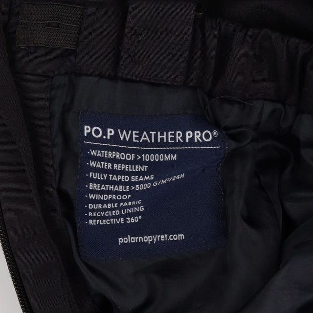 Waterproof shell trousers black