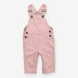 Dungarees Pink Stripe with Floral Lining