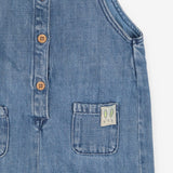 Dungaree denim with two pockets