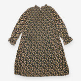 Sam Edelman Dark Green Floral Pleated Midi Dress T