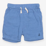 Shorts Blue Muslin Anchor 