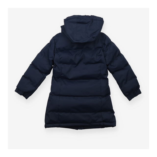 Navy Padded Coat Grey Lined 