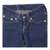 Jeans Dark Blue 921 Low Rise Straight Leg Cotton