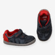 Blue and red play prints clarks