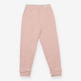Baby Pink Ribbed Leggings