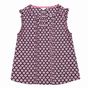 Navy Pink Floral Sleeveless Viscose Tunic Top