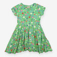 Green dress garden birds and insects