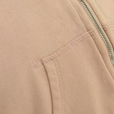Hoodie light pink zip up