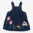 Pinafore navy cord rabbit