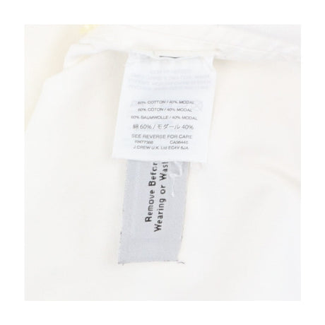 Shirt white cotton button down
