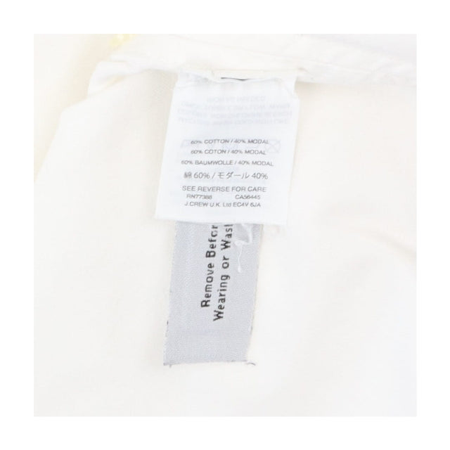Shirt white cotton button down