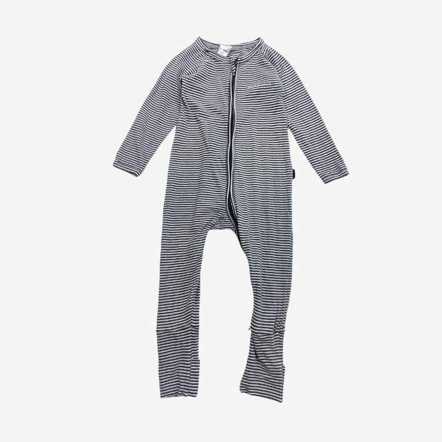 White and Grey Stripe Wondersuit