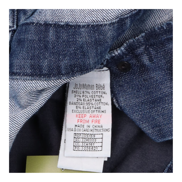 Denim Dungarees Maternity Overalls Stretch Side Pa