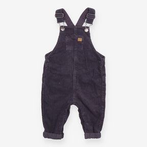 Grey Cord Dungarees