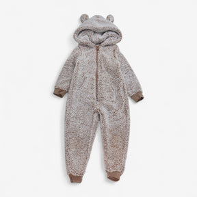 Brown Bear Fleece Onesie