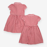 Girls Red School Dresses 2 Pack