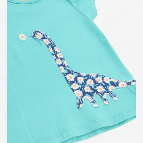 Tunic Green with Daisy Dino