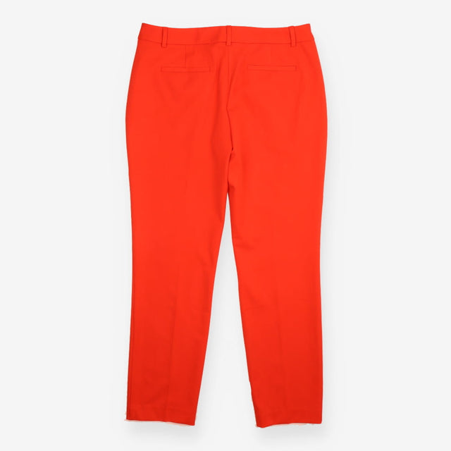 Red Slim Fit Tailored Trousers