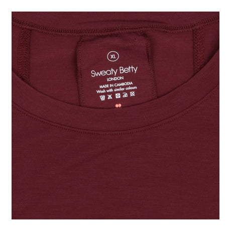 Burgundy Relaxed Short Sleeve T-Shirt