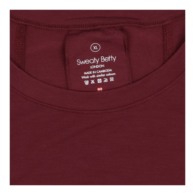 Burgundy Relaxed Short Sleeve T-Shirt