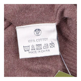 Cardigan Brown Fine Knit Scoop Neck Button Down