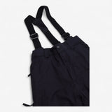 Salopettes black with zip pockets