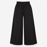 Trousers Wide Leg Elasticated Waist Black