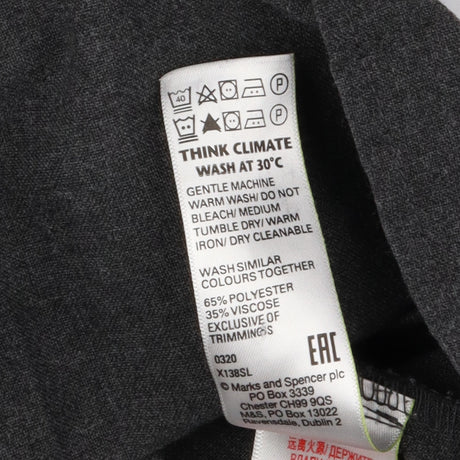 Pleated grey school skirts 2pack