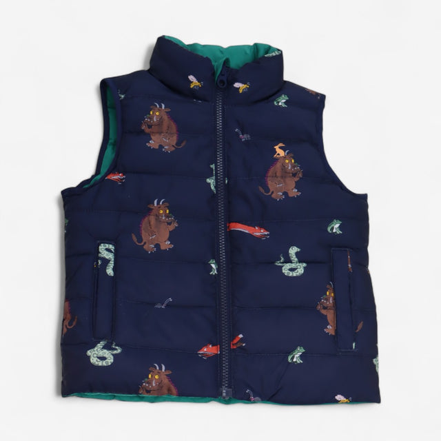 Gilet Navy 'The Gruffalo' Reversible