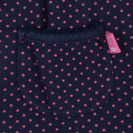 Navy Polka Dot Dress