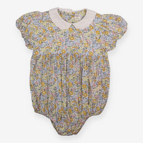 Romper floral collared