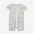 Romper green panda 