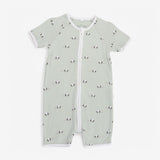 Romper green panda 