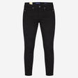 Skinny Jeans Black Mid Rise Stretch Denim