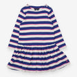 Blue and White Striped Dress
