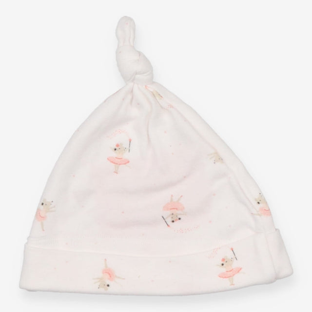 White Hat with Ballerina Mice