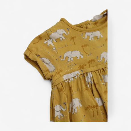 Dress Yellow with Elephants