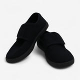 Plimsolls Black with Velcro Strap