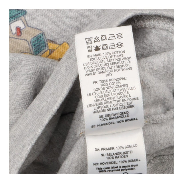 Sweater Grey with Multi colour construction vehicl