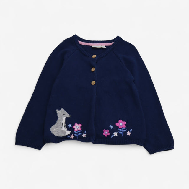 Cardigan navy Grey fox