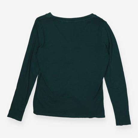 Boden Green Ribbed Henley Top
