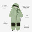 Waterproof Shell Kids Overall