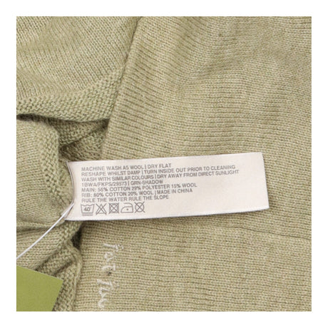 Sleeveless Open Knit Wool Blend Cardigan Shadow Gr