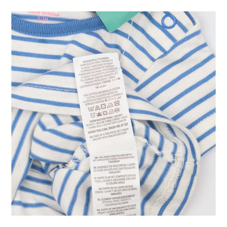 Blue Stripe T-shirt and Leggings