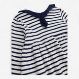 Dress Jersey Long Sleeve Sailor Collar