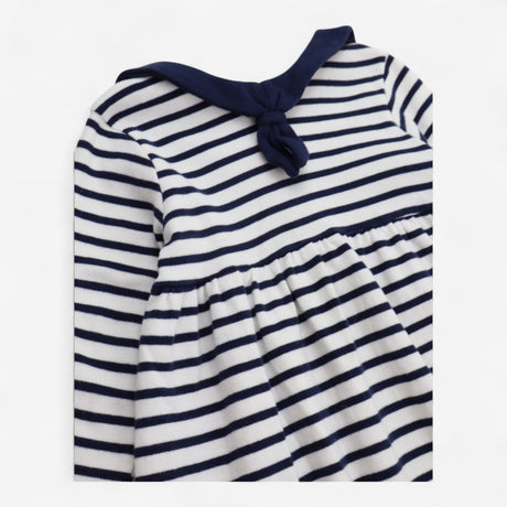 Dress Jersey Long Sleeve Sailor Collar