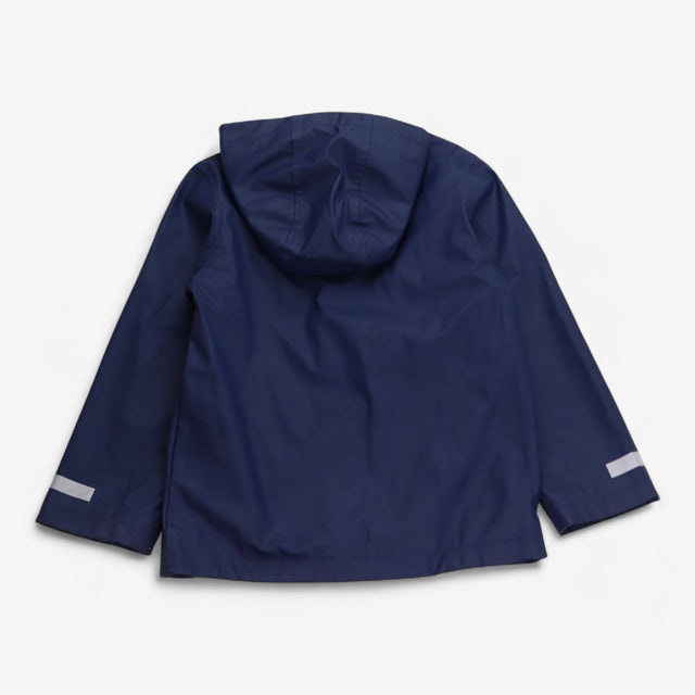Fisherman's rain coat blue with striped lining