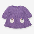 Quilted Sweater Dress Lilac 