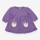 Quilted Sweater Dress Lilac 