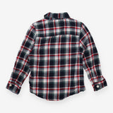 Shirt Long Sleeve Navy, Red and Green Check
